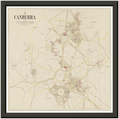 Historical city map  Test product horizontal 3 sizes