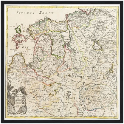 Historical city map  Test product horizontal 3 sizes