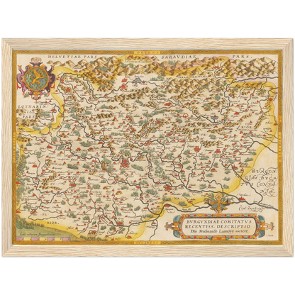 Historical city map  Test product horizontal 3 sizes