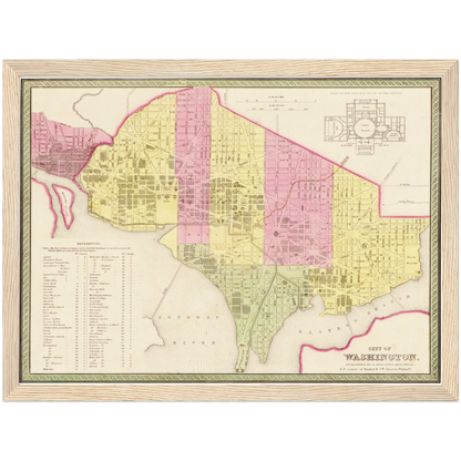 Historical city map  Test product horizontal 3 sizes
