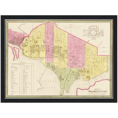Historical city map  Test product horizontal 3 sizes