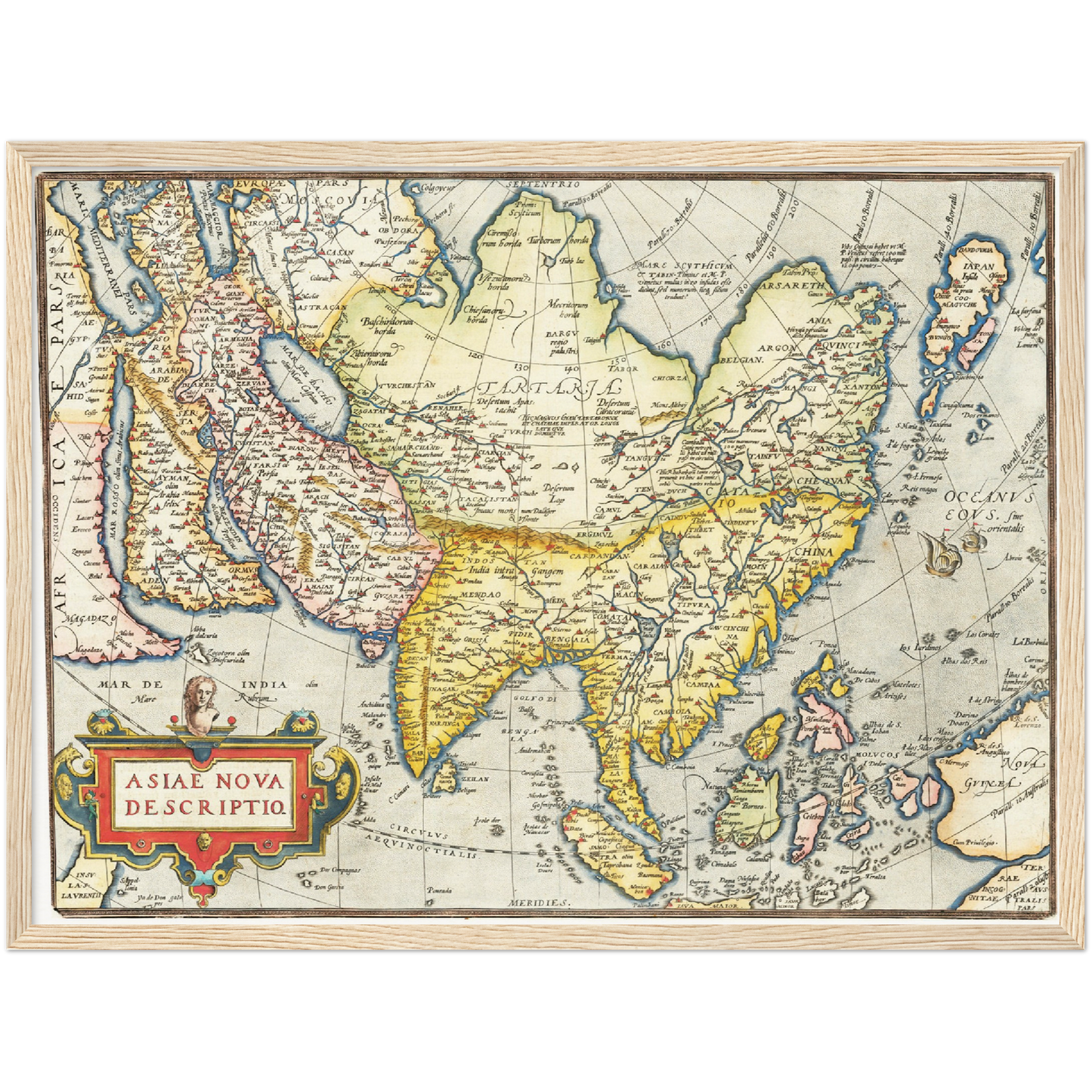 Historical city map  Test product horizontal 3 sizes