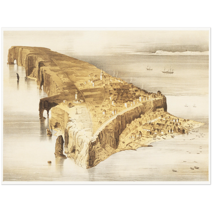 Historical city map  Test product horizontal 3 sizes