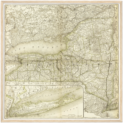 Historical city map  Test product horizontal 3 sizes