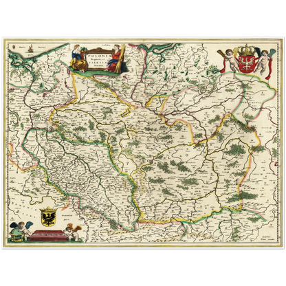 Historical city map  Test product horizontal 3 sizes