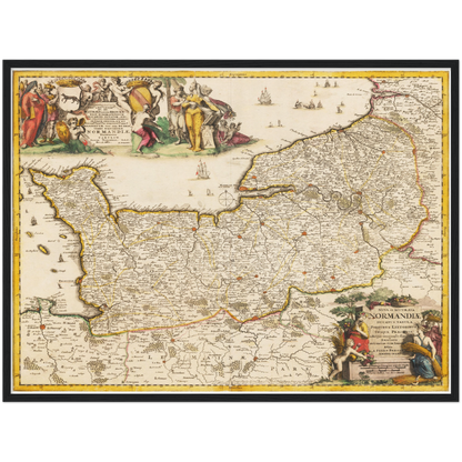 Historical city map  Test product horizontal 3 sizes