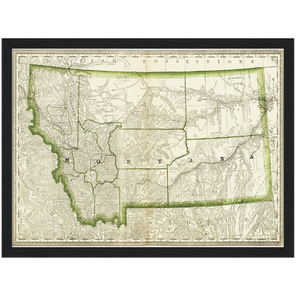 Historical city map  Test product horizontal 3 sizes