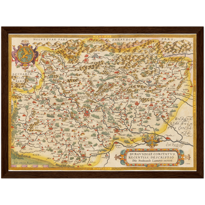 Historical city map  Test product horizontal 3 sizes