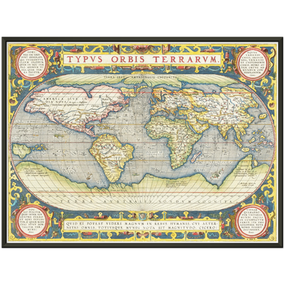 Historical city map  Test product horizontal 3 sizes