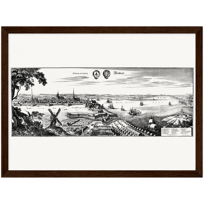 Historical city map  Test product horizontal 3 sizes
