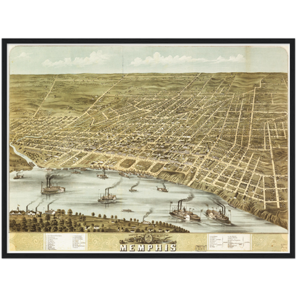 Historical city map  Test product horizontal 3 sizes