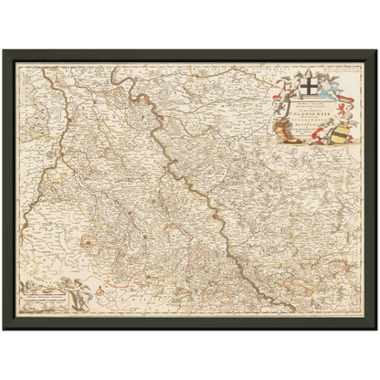 Historical city map  Test product horizontal 3 sizes