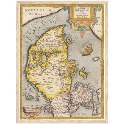 Historical city map  Test product horizontal 3 sizes