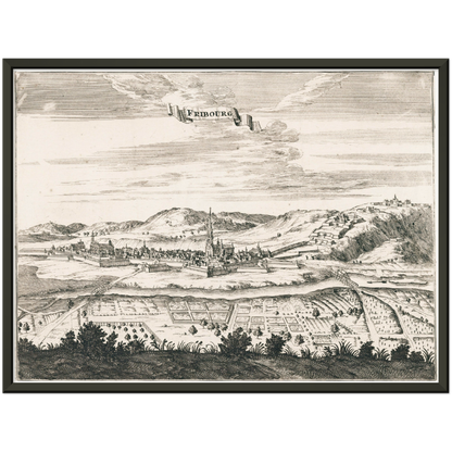 Historical city map  Test product horizontal 3 sizes