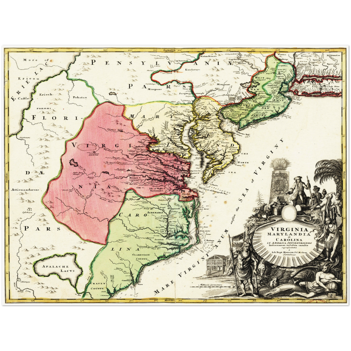 Historical city map  Test product horizontal 3 sizes