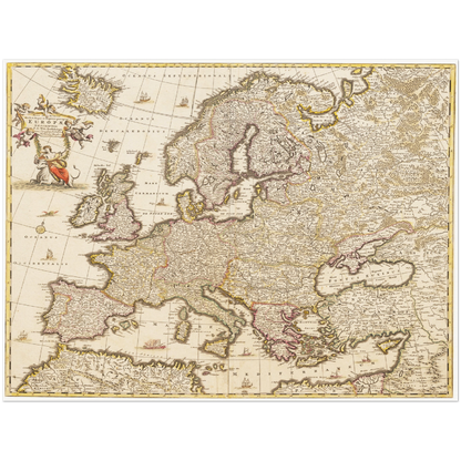 Historical city map  Test product horizontal 3 sizes