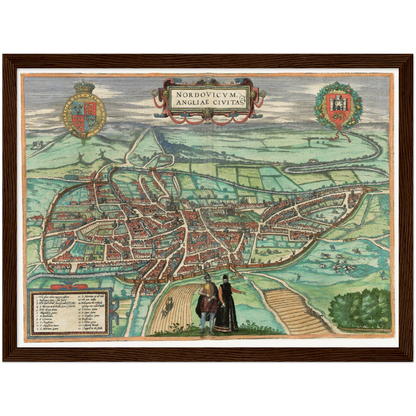 Historical city map  Test product horizontal 3 sizes