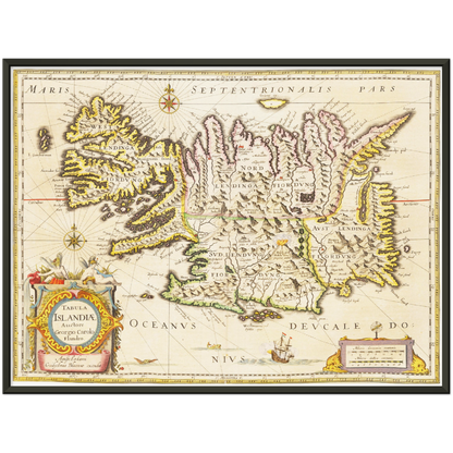 Historical city map  Test product horizontal 3 sizes