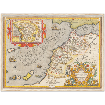 Historical city map  Test product horizontal 3 sizes