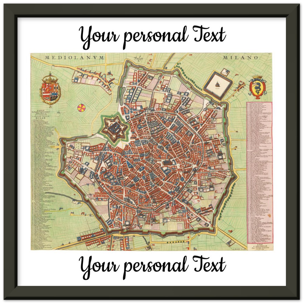 Personalisierte historische europäische Stadtansichten