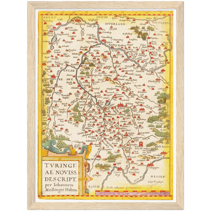 Historical city map  Test product horizontal 3 sizes
