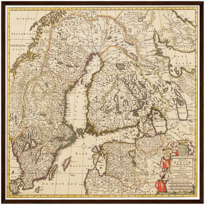 Historical city map  Test product horizontal 3 sizes