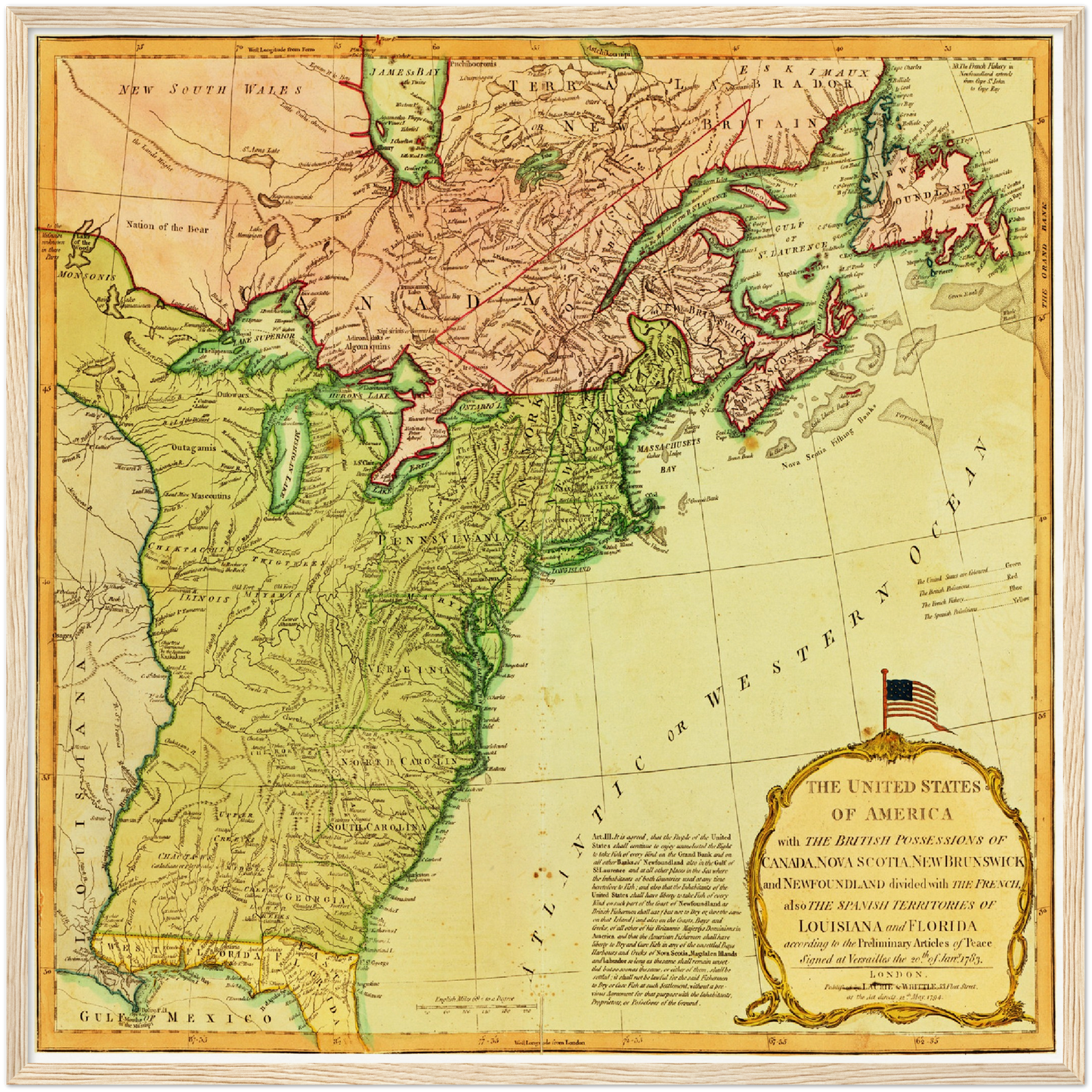 Historical city map  Test product horizontal 3 sizes