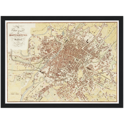 Historical city map  Test product horizontal 3 sizes