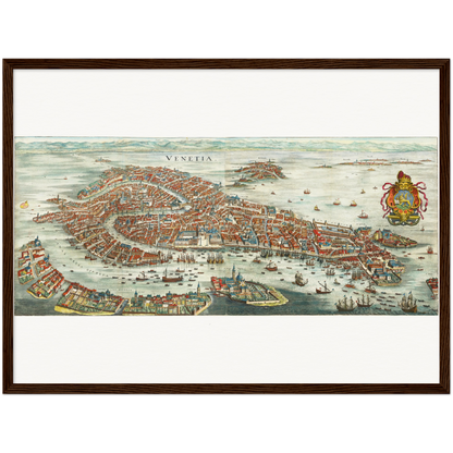 Historical city map  Test product horizontal 3 sizes