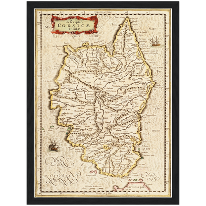 Historical city map  Test product horizontal 3 sizes