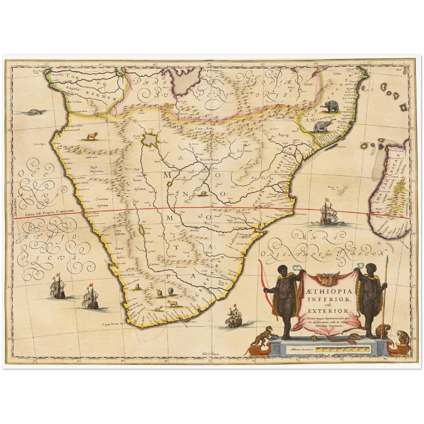 Historical city map  Test product horizontal 3 sizes