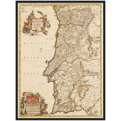 Historical city map  Test product horizontal 3 sizes