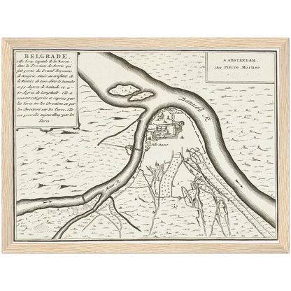 Historical city map  Test product horizontal 3 sizes