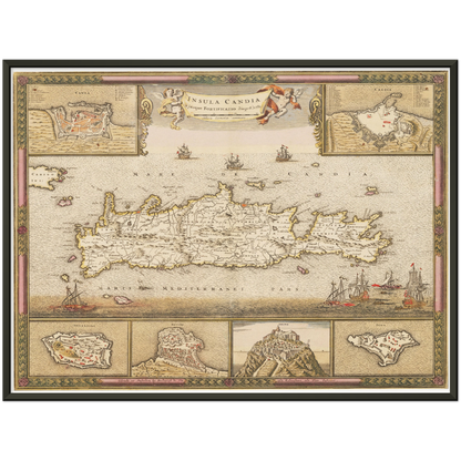 Historical city map  Test product horizontal 3 sizes