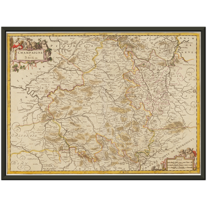 Historical city map  Test product horizontal 3 sizes