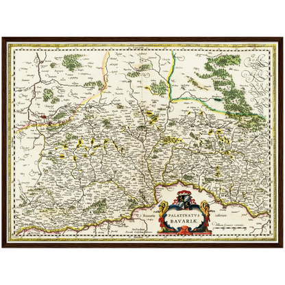Historical city map  Test product horizontal 3 sizes