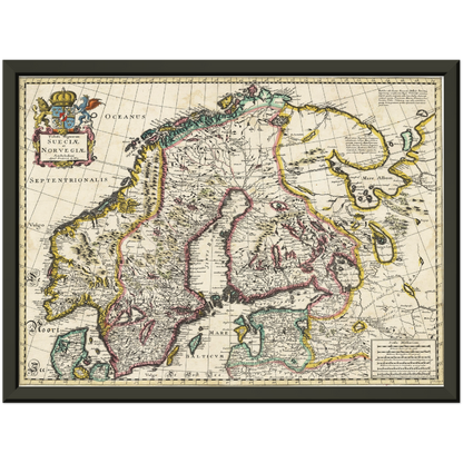 Historical city map  Test product horizontal 3 sizes