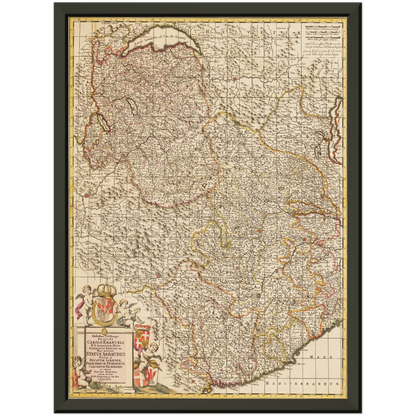 Historical city map  Test product horizontal 3 sizes