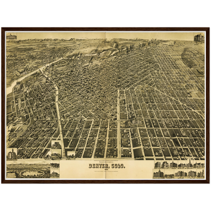 Historical city map  Test product horizontal 3 sizes