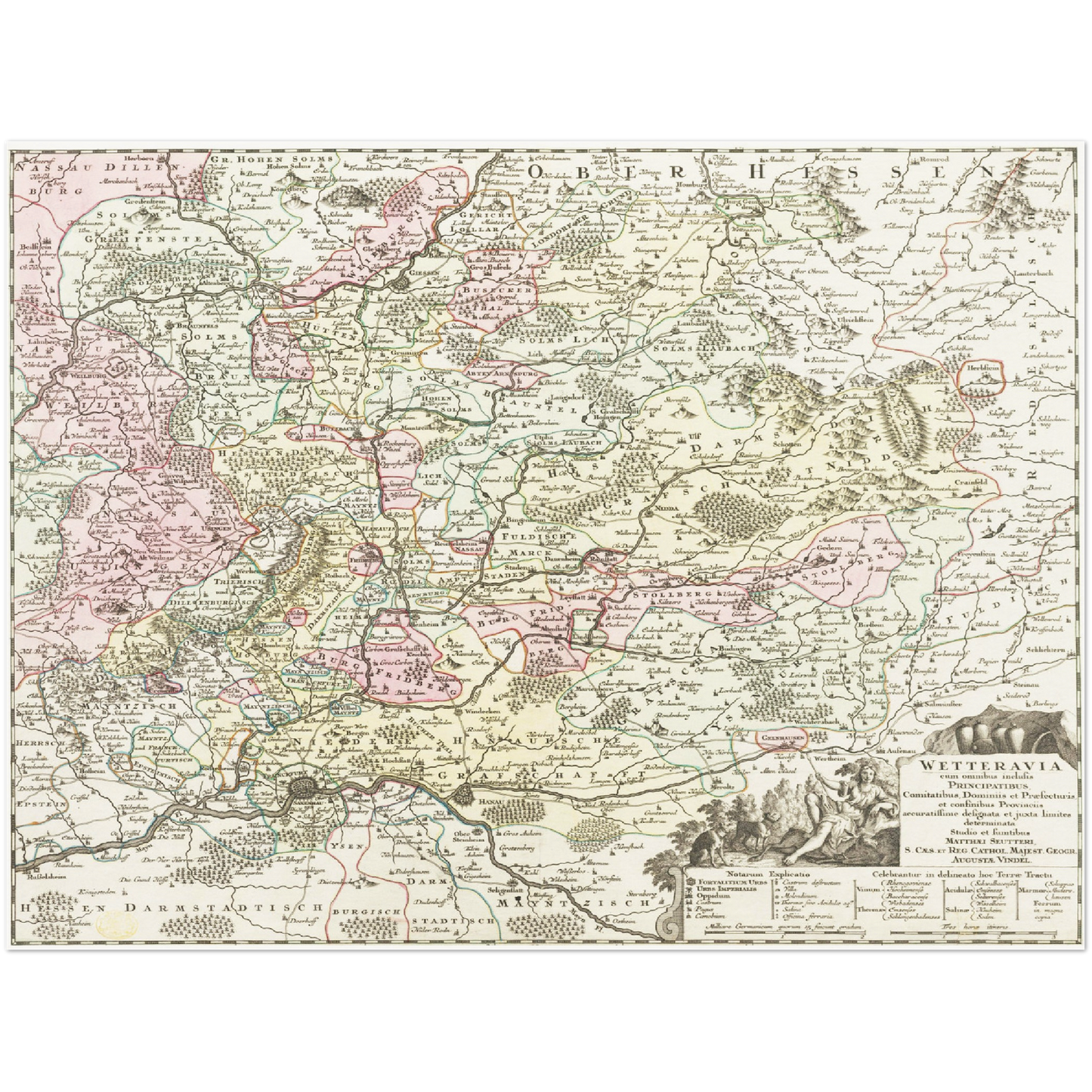 Historical city map  Test product horizontal 3 sizes