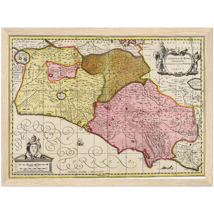 Historical city map  Test product horizontal 3 sizes