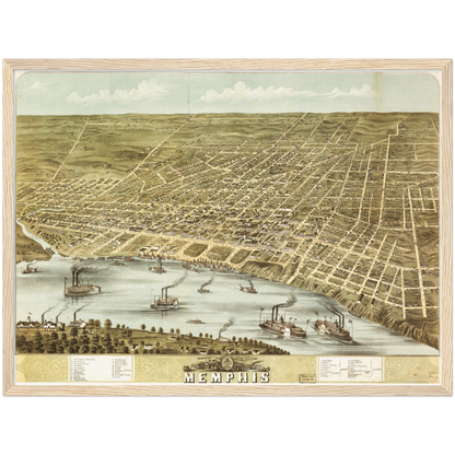 Historical city map  Test product horizontal 3 sizes