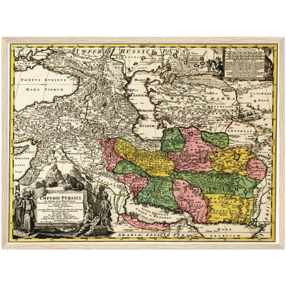 Historical city map  Test product horizontal 3 sizes