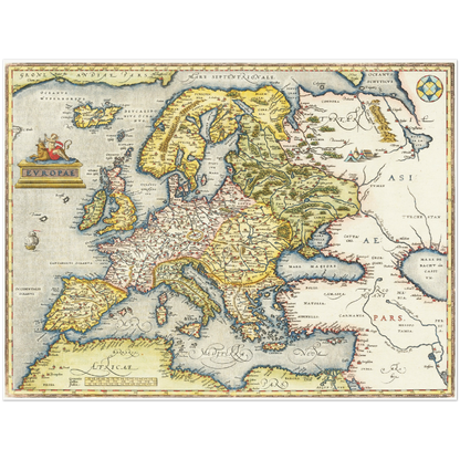 Historical city map  Test product horizontal 3 sizes