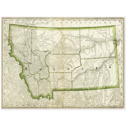 Historical city map  Test product horizontal 3 sizes