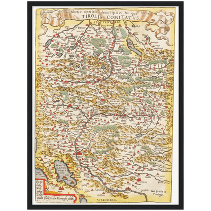 Historical city map  Test product horizontal 3 sizes