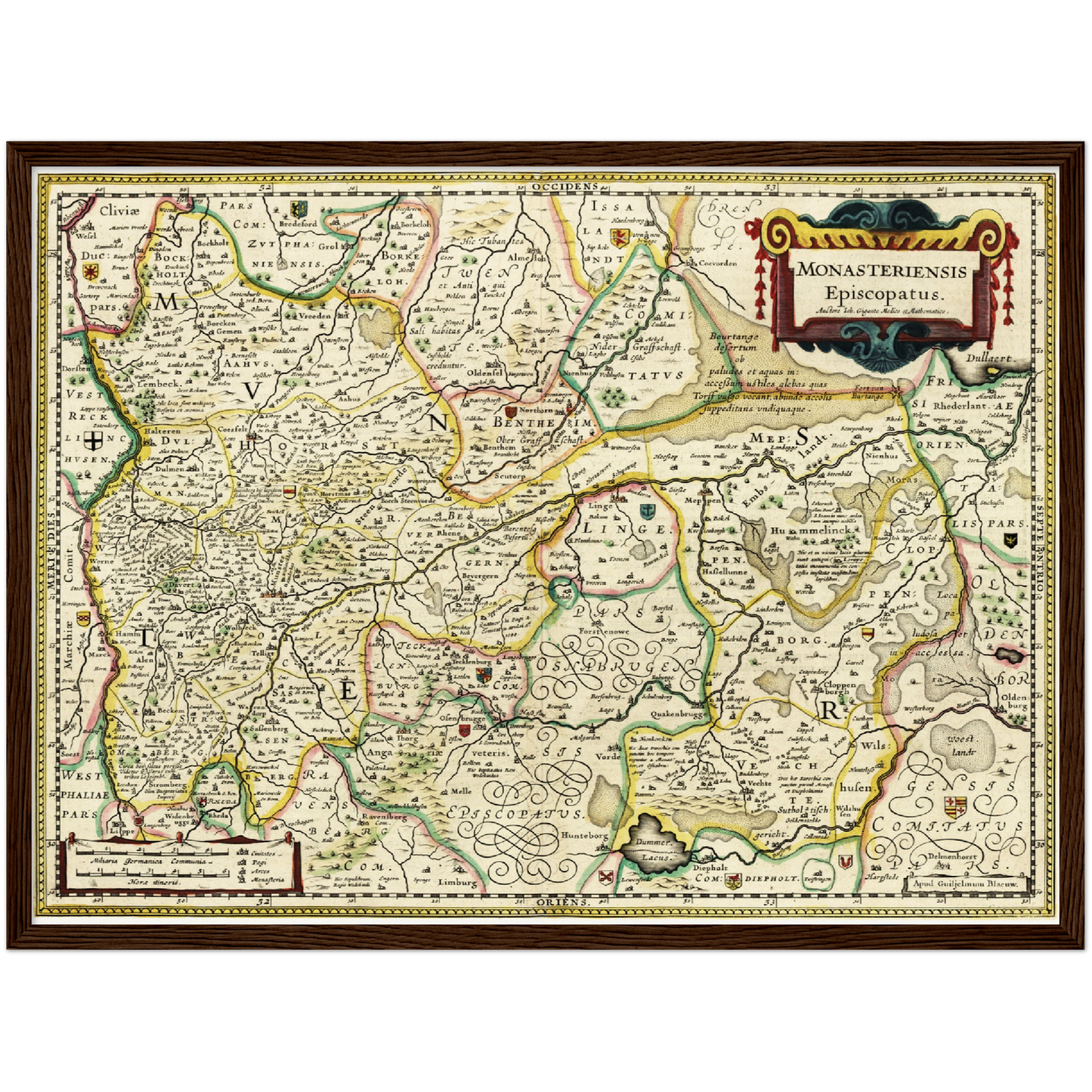 Historical city map  Test product horizontal 3 sizes