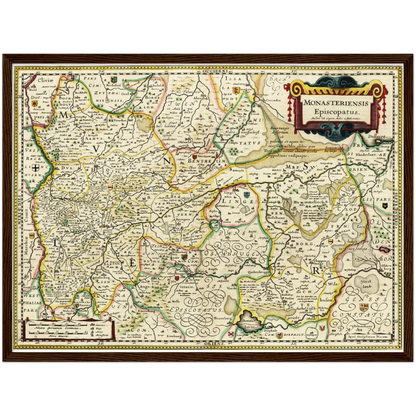 Historical city map  Test product horizontal 3 sizes