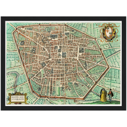 Historical city map  Test product horizontal 3 sizes