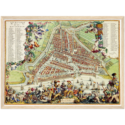 Historical city map  Test product horizontal 3 sizes